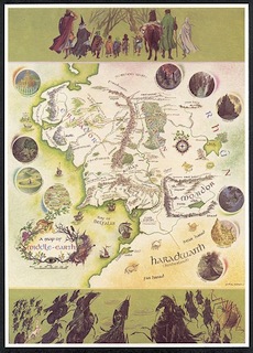 JRR Tolkien's Middle Earth